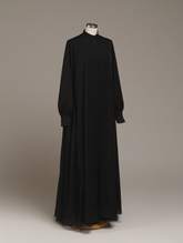 Siyah Medine İpeği Ferace